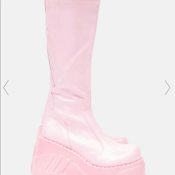 BUBBLEGUM DISCO REVOLUTION PLATFORM BOOTS from DEMONIA - Picture 4 of 10